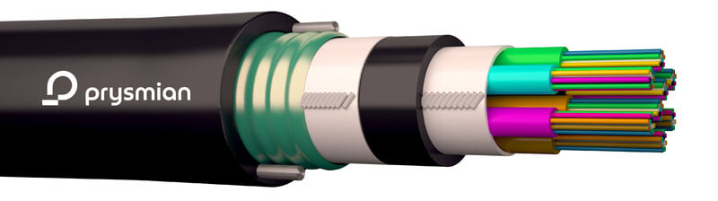 PRYSMIAN - Valokuitukaapeli maa FlexTube G652DK6000 - FYMVD2PMU-FT 24x12xSM