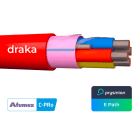 DRAKA - Merkinantokaapeli-HF - KLMA-HF C-PRo 4x0,8+0,8 PU PK500