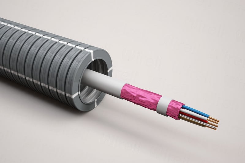 WIRELL - Putkijohto-HF Wirell Aalto - 20HF-A KLMA 4X0,8+0,8 R100 Dca