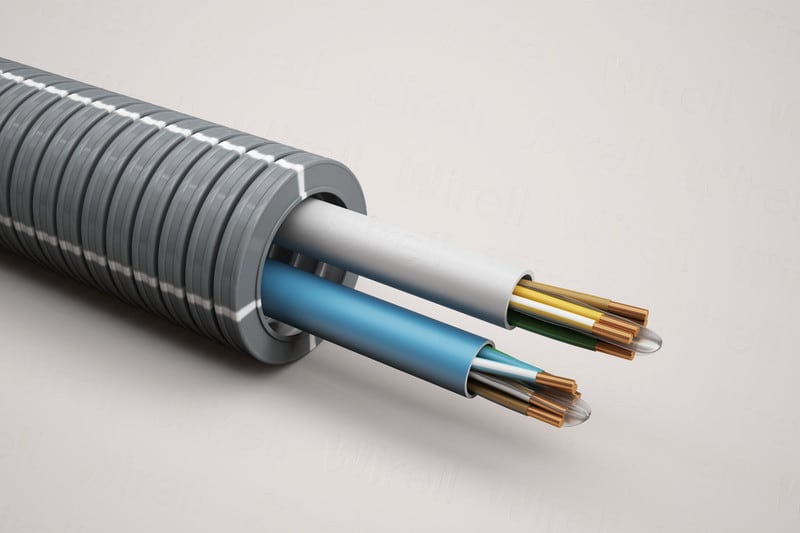 WIRELL - Putkijohto-HF - 20HF-A 2CAT 6 U/UTP R100 Dca