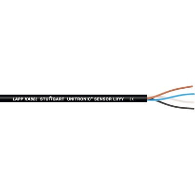 LAPP AUTOMAATIO - Anturikaapeli UNITRONIC - SENSOR LIFY11Y 3X0,75 BK