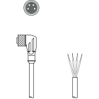 LAPP AUTOMAATIO - Anturikaapeli - KD U-M8-4W-P1-050