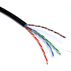 EXCEL NETWORKING - Tietoverkkokaapeli-CAT5e - Cat5E U/UTP 4P Fca BK K305