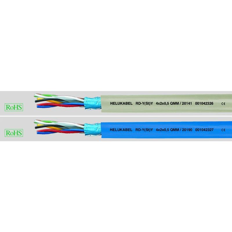 HELUKABEL - Instrumentointikaapeli - RD-Y(St)Y 48x2x0,5 HA K500