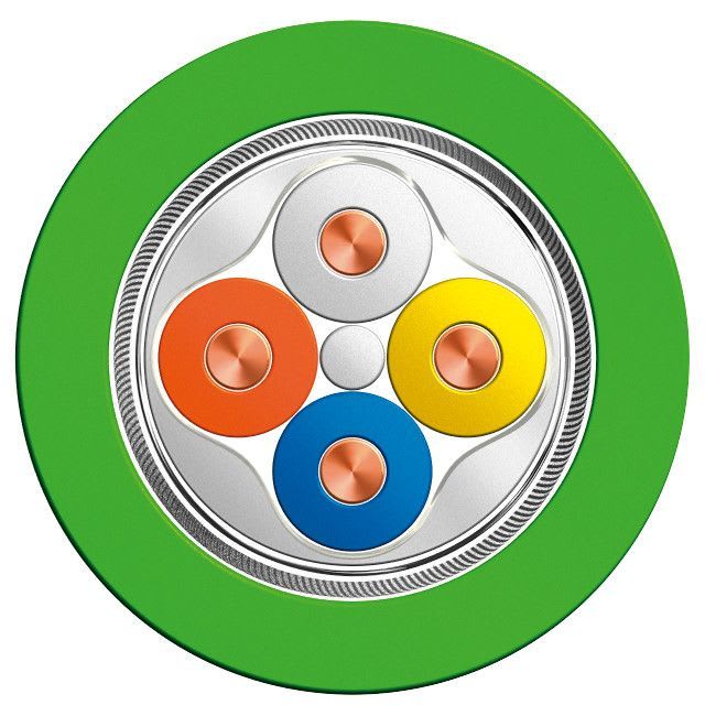 BIZLINK - Autom.kaapeli IND.ETHER. CAT5E - 2X2X0,64 VIH L45467-J16-B136