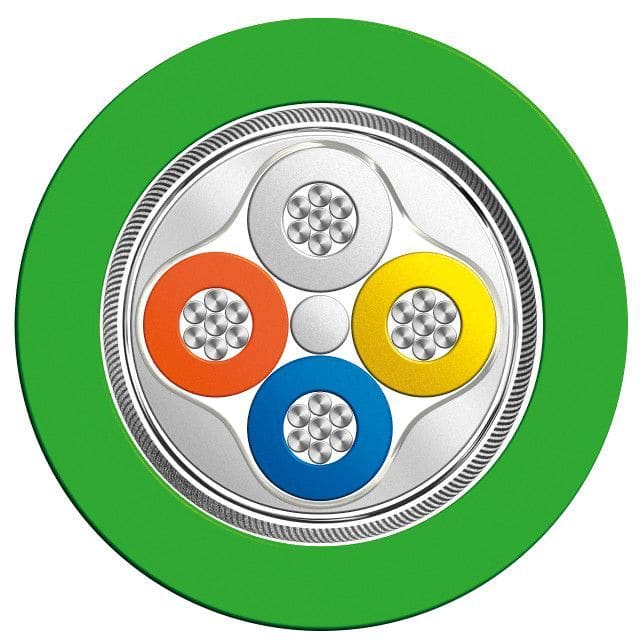 LEONI SPECIAL - Autom.kaapeli IND.ETHER. CAT5E - 2X2X0,75 VIH L45467-J16-B146