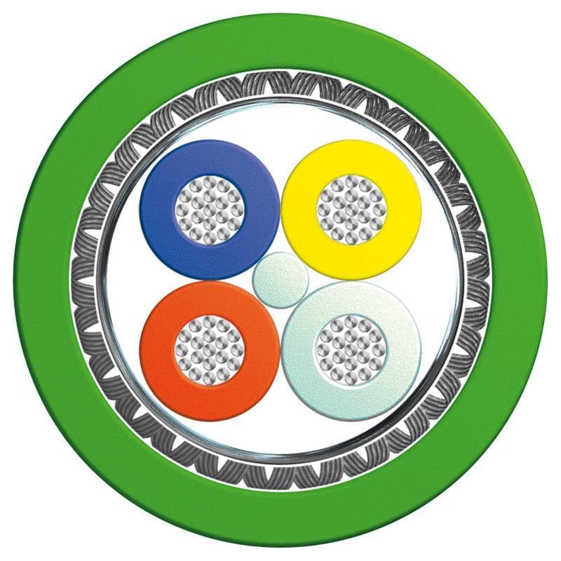 BIZLINK - Autom.kaapeli IND.ETHER. CAT5E - 1X4X0,75 VIH L45467-J17-B78