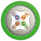 BIZLINK - Autom.kaapeli IND.ETHER. CAT6E - 4X2X0,5 VIH L45467-J15-B15