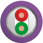 LEONI SPECIAL - Autom.kaapeli PROFIBUS DP FRNC - 1X2X0,75 VIO L45467-G17-C46