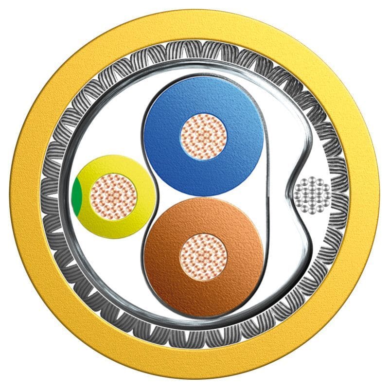 BIZLINK - Autom.kaapeli FOUND. FIELDBUS - (2+1)X19AWG KE L45467-J218-W5