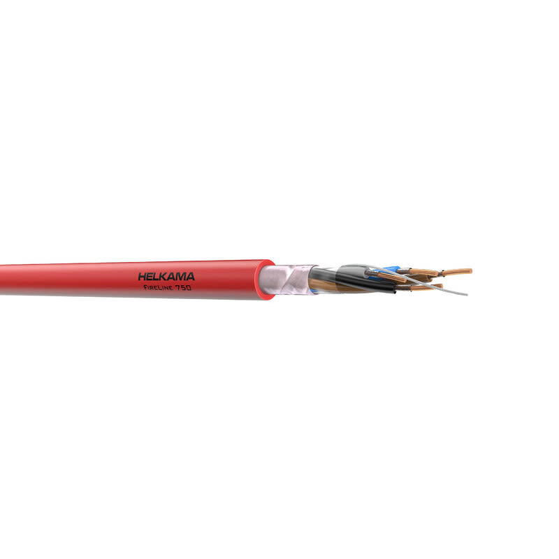 HELMACAB - Instrumentointikaapeli FRHF 500V - FireLine 750 2x1,0 FRHF K1000