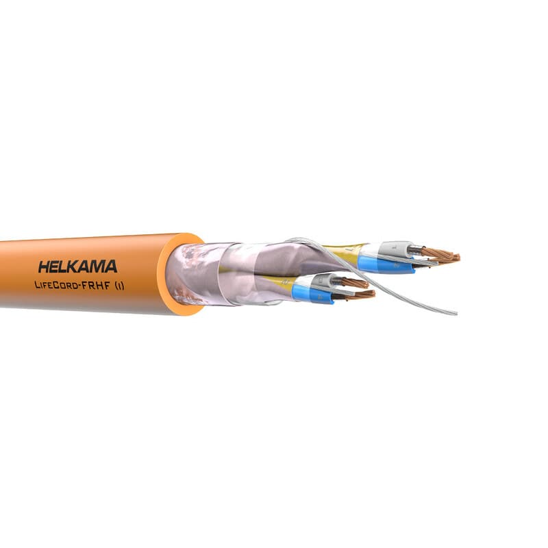 HELMACAB - Instrumentointikaapeli FRHF 300V - LifeCord-FRHF(i) 2x2x0,75 K1000