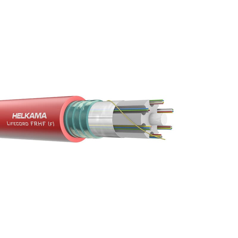 HELMACAB - Valokuitukaapeli sisä/ulko FR - LifeCord-FRHF 2x6 SML
