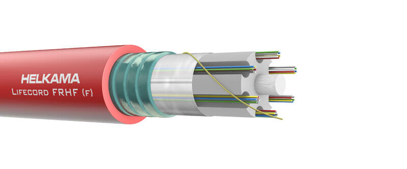 HELMACAB - Valokuitukaapeli sisä/ulko FR - LifeCord-FRHF 1x4 SML+2x4 GKL