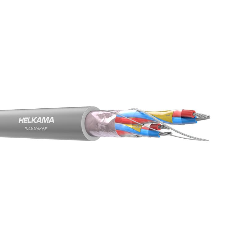 HELMACAB - Instrumentointikaapeli-HF Dca Helkama - KJAAM-HF 1x(2+1)x0,5+0,5 K1000