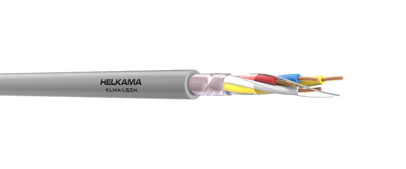 HELMACAB - Instrumentointikaapeli-HF - KLMA-LSZH 2x0,8+0,8 HA PK600 Cca