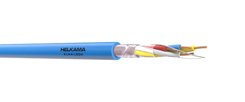 HELMACAB - Instrumentointikaapeli HF - KLMA-LSZH 4x0,8+0,8 SI PK600 Cca