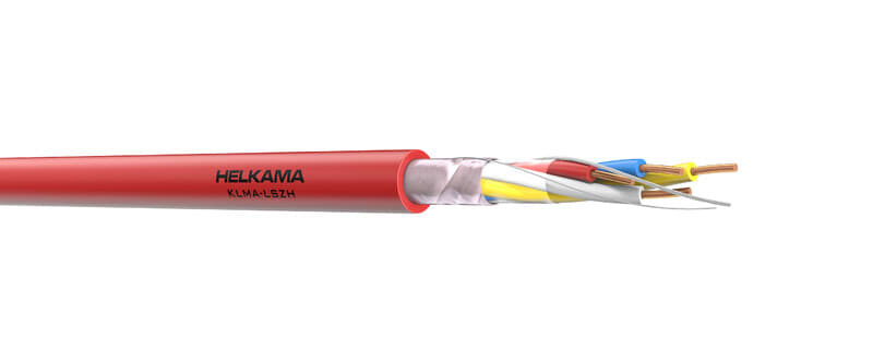HELMACAB - Instrumentointikaapeli HF - KLMA-LSZH 4x0,8+0,8 PU PK600 Cca