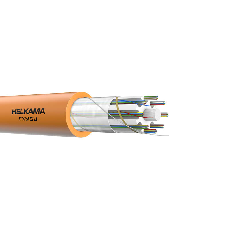HELMACAB - Valokaapeli sisu 12xOM3 (50) - FXMSU 3x4 OM3 HF F2 Eca