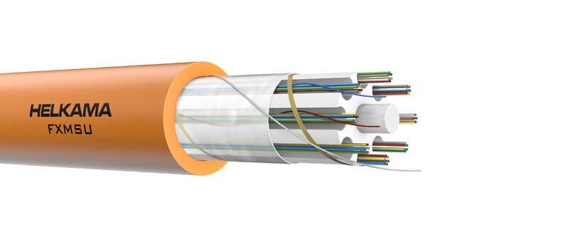 HELMACAB - Valokaapeli sisu 24xOM3 (50) - FXMSU 4x6 OM3 HF F2 Eca