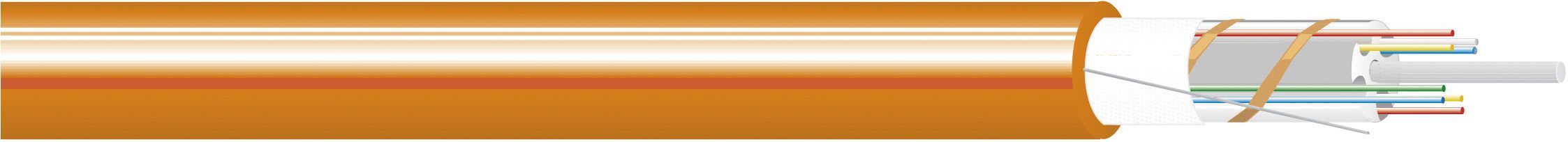 HELMACAB - Valokaapeli sisä 4xOM1 (62,5) - FXMMS 4 GKT (2mm) HF