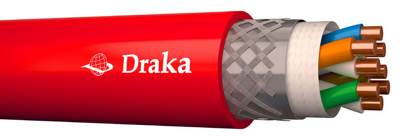 DRAKA - Tietoverkkokaapeli-FRHF - Firetuf SF/UTP 4P LSHF-FR K1000