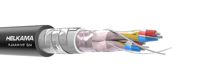 HELMACAB - Instrumentointikaapeli-HF Helkama - KJAAM-HF GM (ARM) 8X(2+1)X0,5