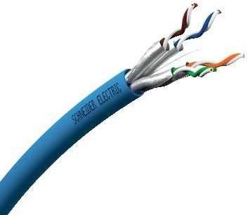 SCHNEIDER ELECTRIC - Tietoverkkokaapeli-CAT6A - Cat6A U/FTP 2x4P Dca K500