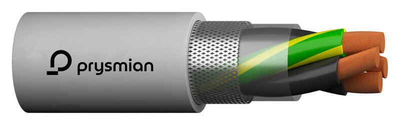 PRYSMIAN - Häiriösuojattu ohjauskaapeli - YSLCY-JZ 3x0,75 (VDE) K500 Eca
