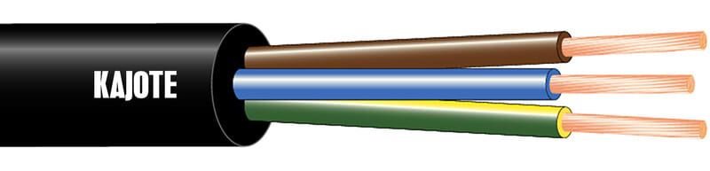 KAJOTE - Pylväsvalaisinjohto - MPK 3x2,5 S MU K500
