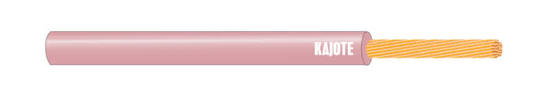 KAJOTE - Asennusjohto lämmönkestävä - MKEM 90C 4 PINK R100 Eca