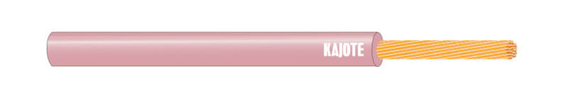 KAJOTE - Asennusjohto lämmönkestävä - MKEM 90C 4 PINK R100 Eca