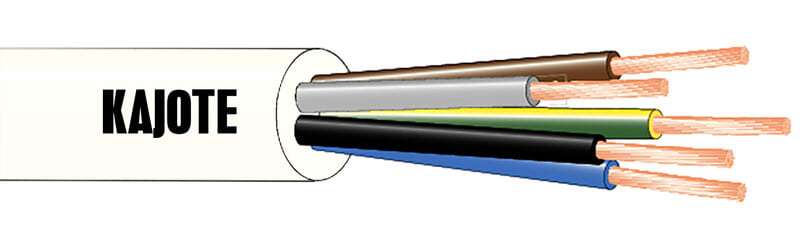 KAJOTE - Liitäntäkaapeli Kajote - MSK 5x1.5 S VA K500 Eca