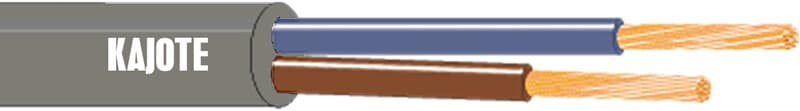 KAJOTE - Taipuisa liitäntäkaapeli Kajote - MSOY 2x0.75 N HA MK100 Eca