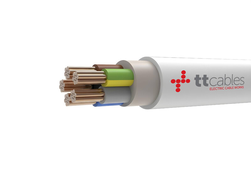 TT CABLES - Asennuskaapeli-HF 450/750V - MMJ HF 5x6 S K500 Dca