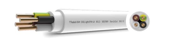 TT CABLES - Asennuskaapeli-HF 450/750V - MMJ HF 5x10 S K500 Dca