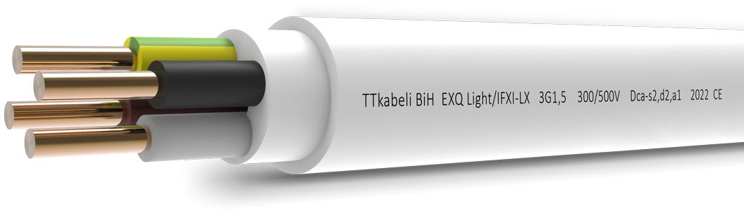 TT CABLES - Asennuskaapeli-HF - EXQ Light 3x2,5 S R100 Dca