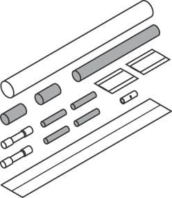 RAYCHEM - Lämpök./lämpök. jatkospakkaus - T2 RED (SLOTERM-IS)