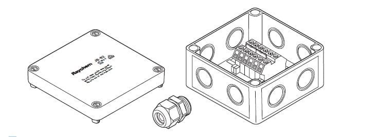 RAYCHEM - Kytkentärasia M25 - JB-82