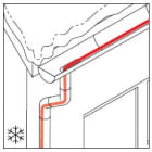 RAYCHEM - Lämpökaapeli(2-kelaa min.350m) - FROSTOP MUSTA 18W vesi/viemäri