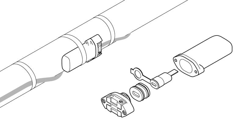 RAYCHEM - Loppupääte eristeen alle - E-150
