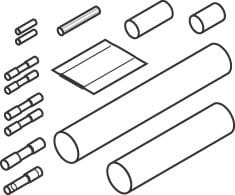 RAYCHEM - Kylmä/lämpök.jatkop.+loppupää - CCE-03-CR