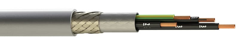 FABER KABEL - Energiansiirtoketjukaapeli EMC - EFK 310CY PVC UL 18G1 K500