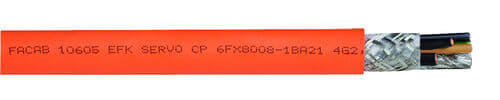 FABER KABEL - Ohjauskaapeli - EFK SERVO-CP 4G6