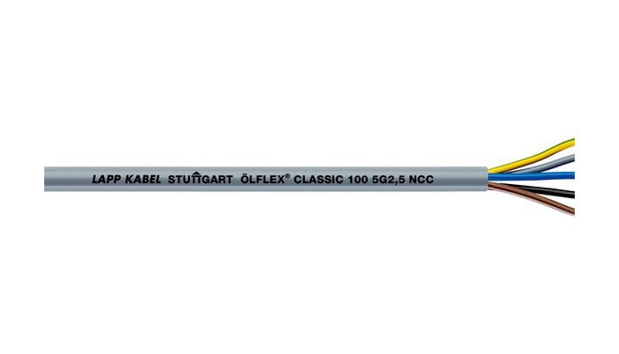 LAPP AUTOMAATIO - Ohjauskaapeli ÖLFLEX - CLASSIC 100 5G1,5