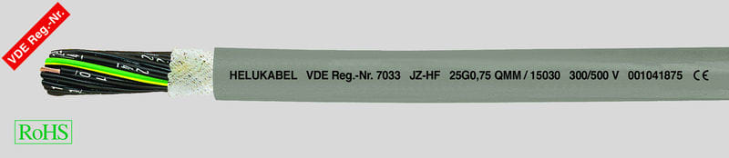 HELUKABEL - Energiansiirtoketjukaapeli - JZ-HF 14G1,5 K500