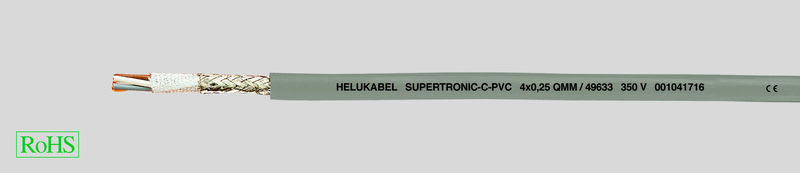 HELUKABEL - Robottikaapeli - SUPERTR,-C-PVC 4X0,14 K500
