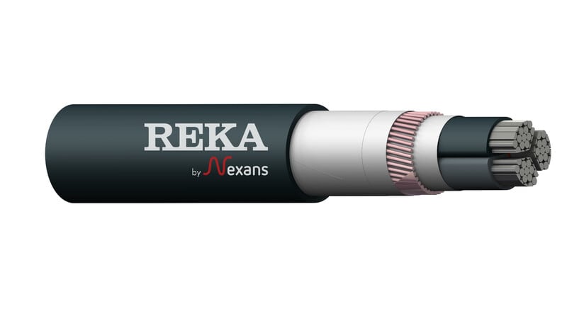 REKA - Alumiinivoimakaapeli - AXCMK/PE 3x95/57 K500