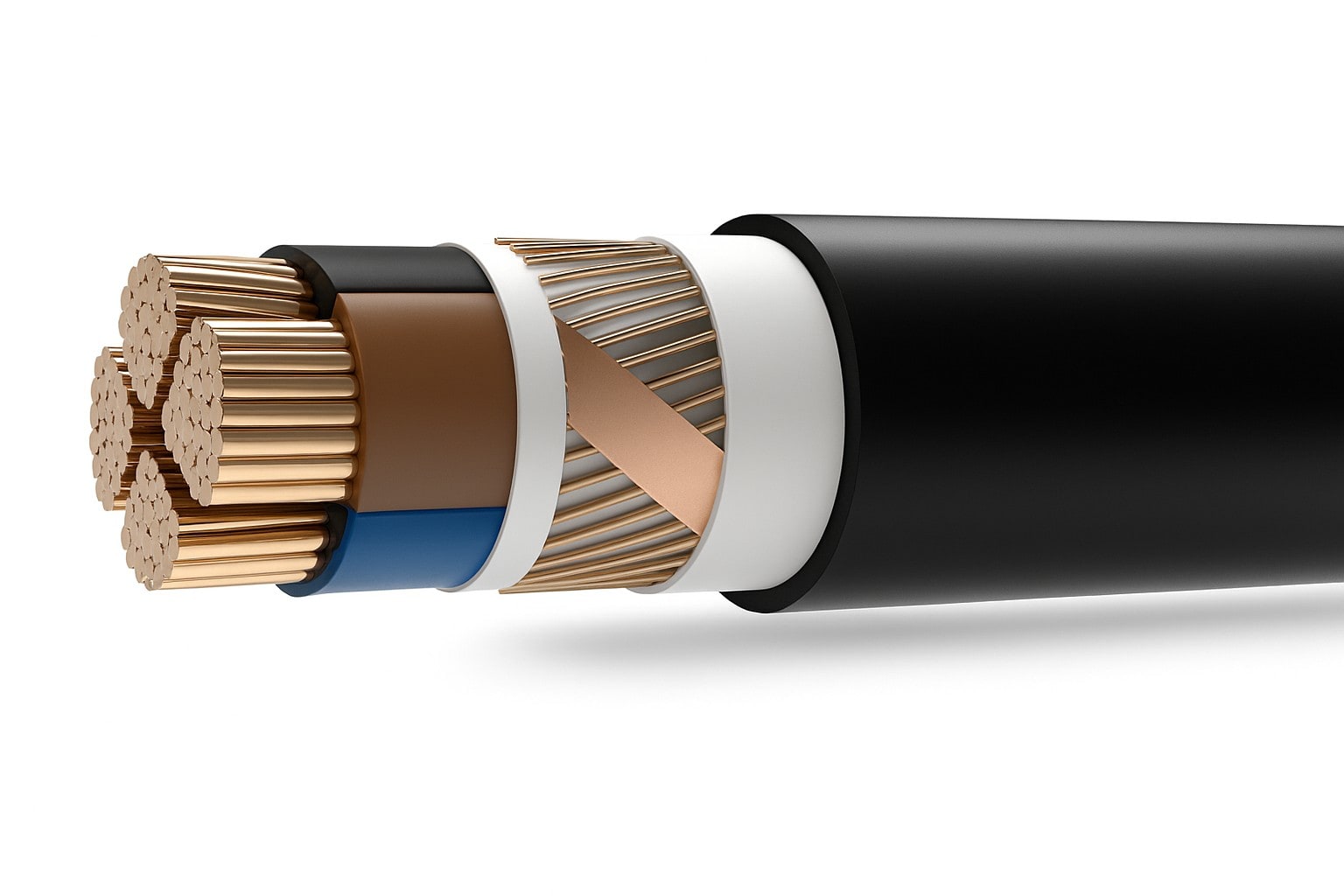 TT CABLES - Kuparivoimakaapeli - MCMK 4x25/16 RM K500 Eca