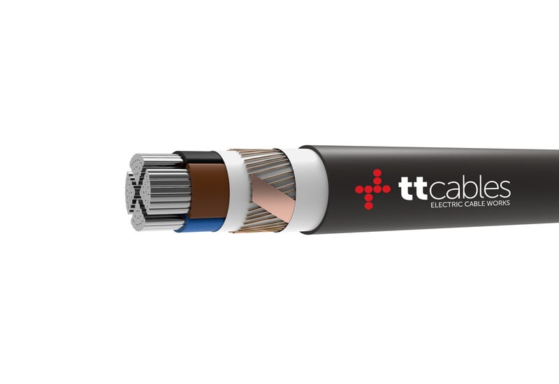 TT CABLES - Alumiinivoimakaapeli-HF - AXCMK-HF 4x300/88 SM K500 Dca